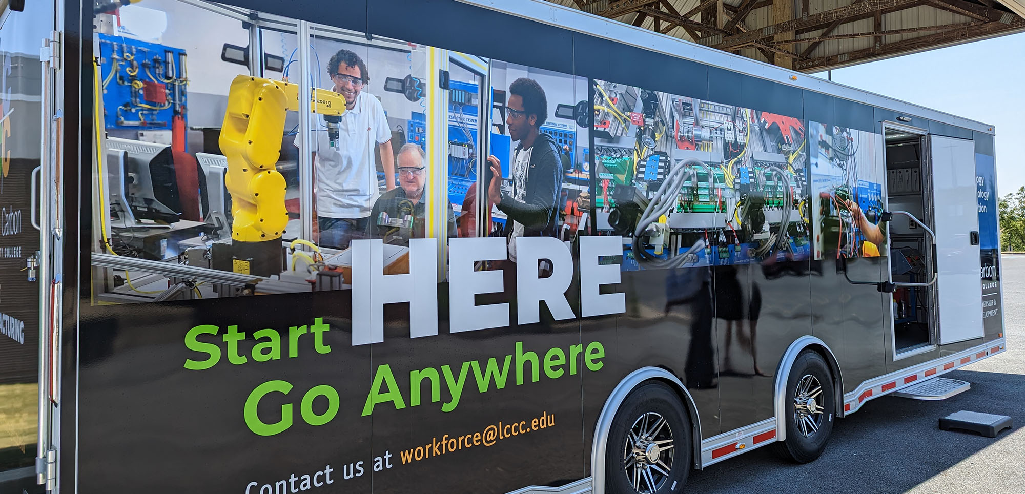 Mobile Manufacturing Lab Classroom Lehigh Carbon Community College